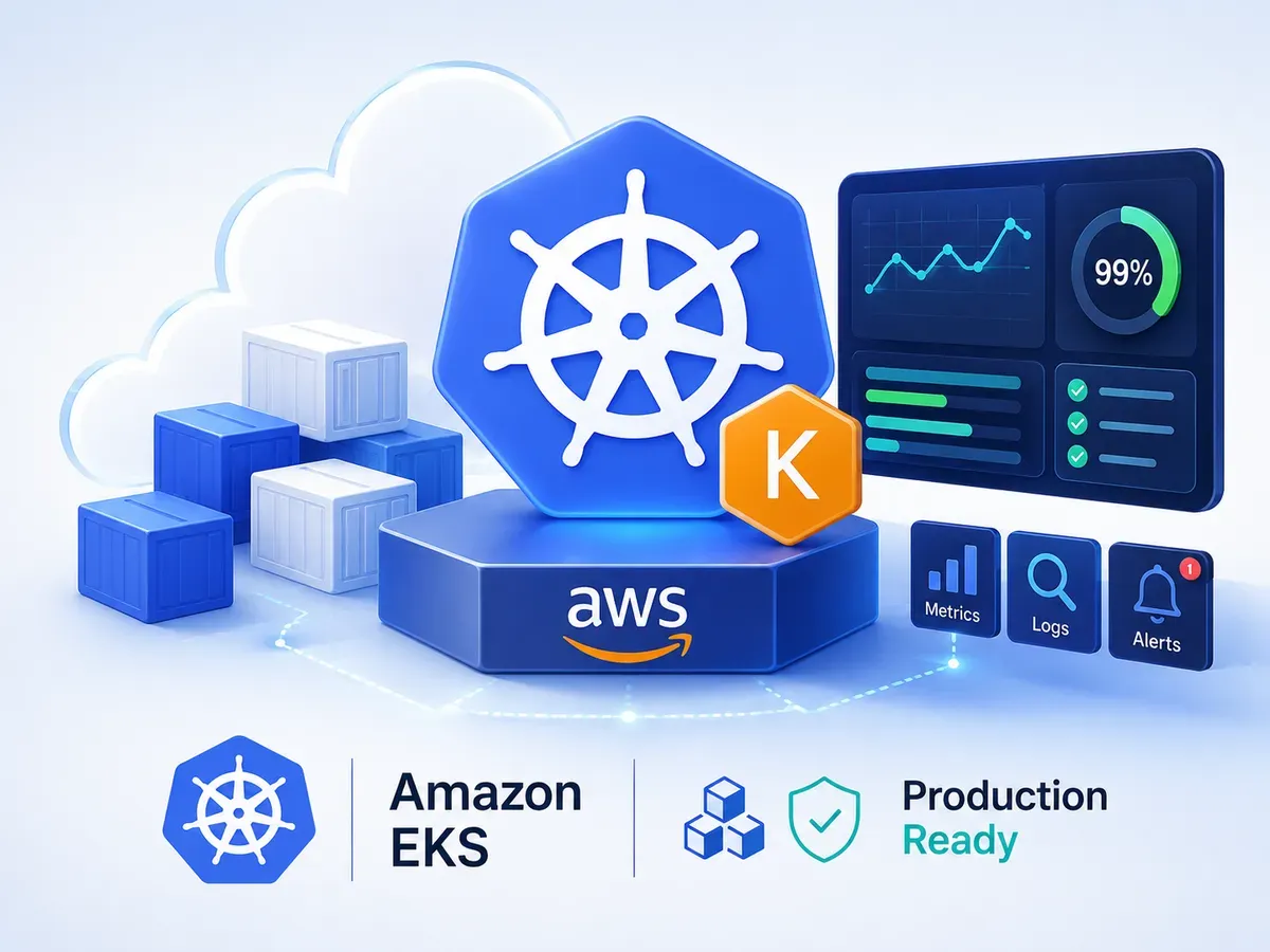Kubernetes AWS EKS production deployment architecture