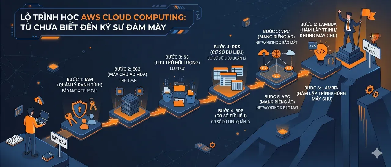 Lộ trình học AWS từ cơ bản đến nâng cao
