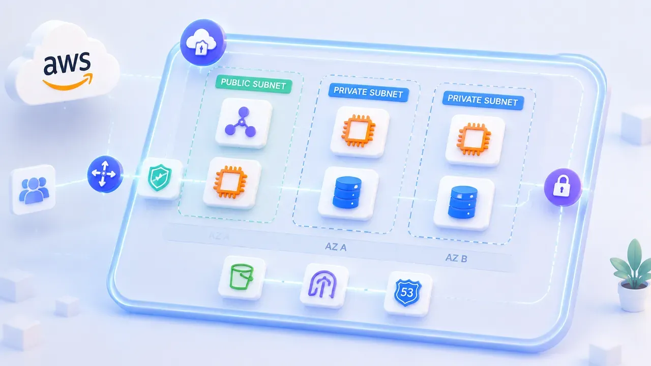 Kiến trúc AWS VPC với Public và Private Subnet