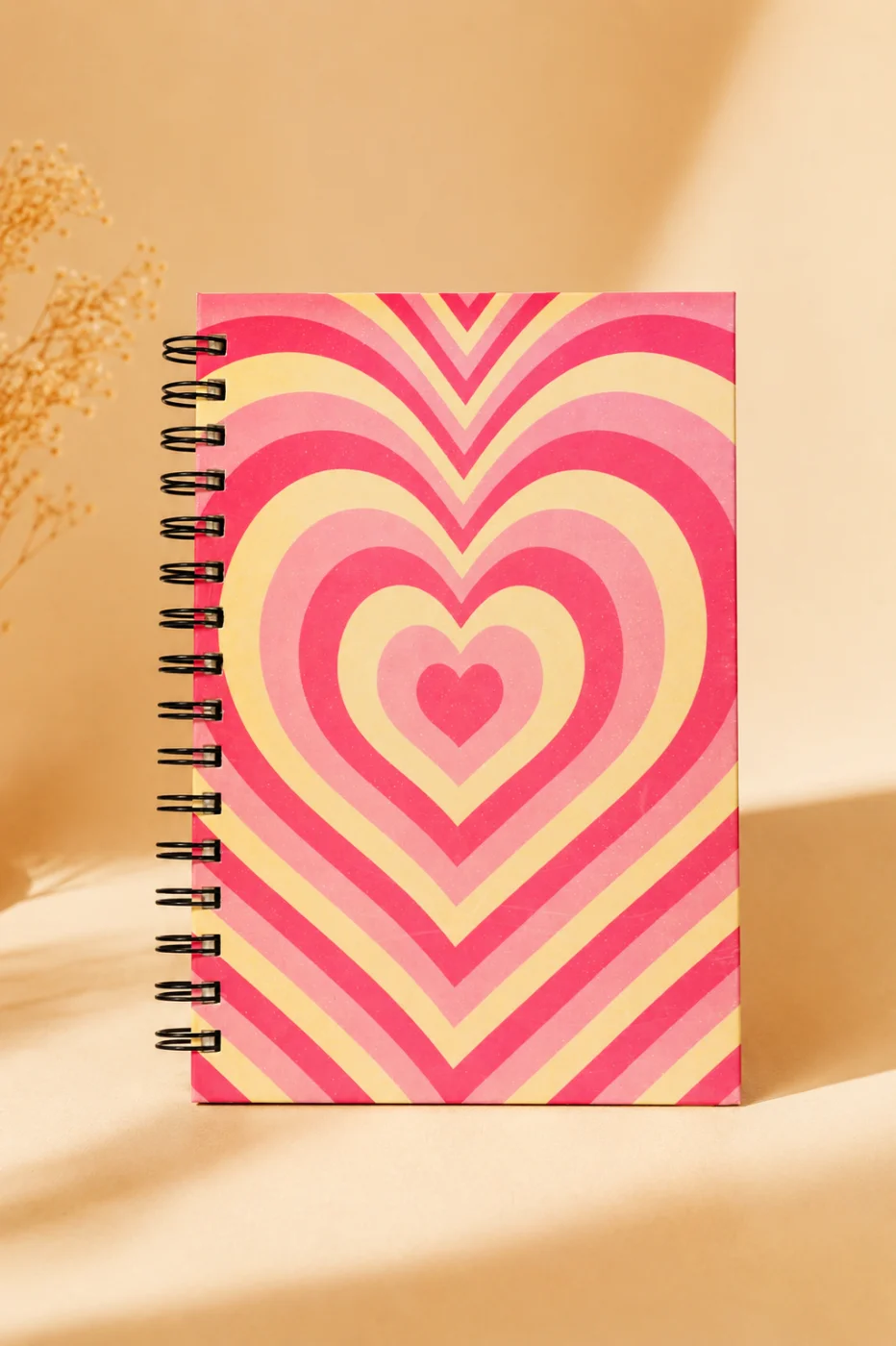 Retro Pink Heart Journal - view 1