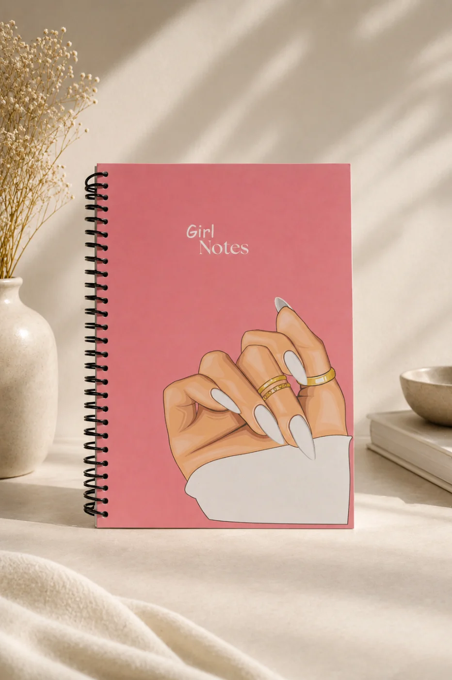 Girl Notes Notebook