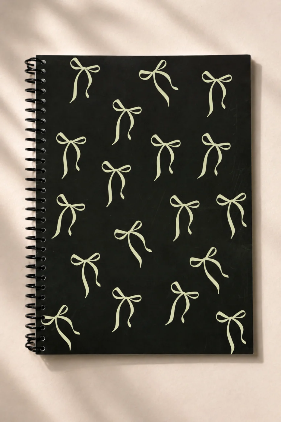 Black Beige Coquette Notebook - view 1