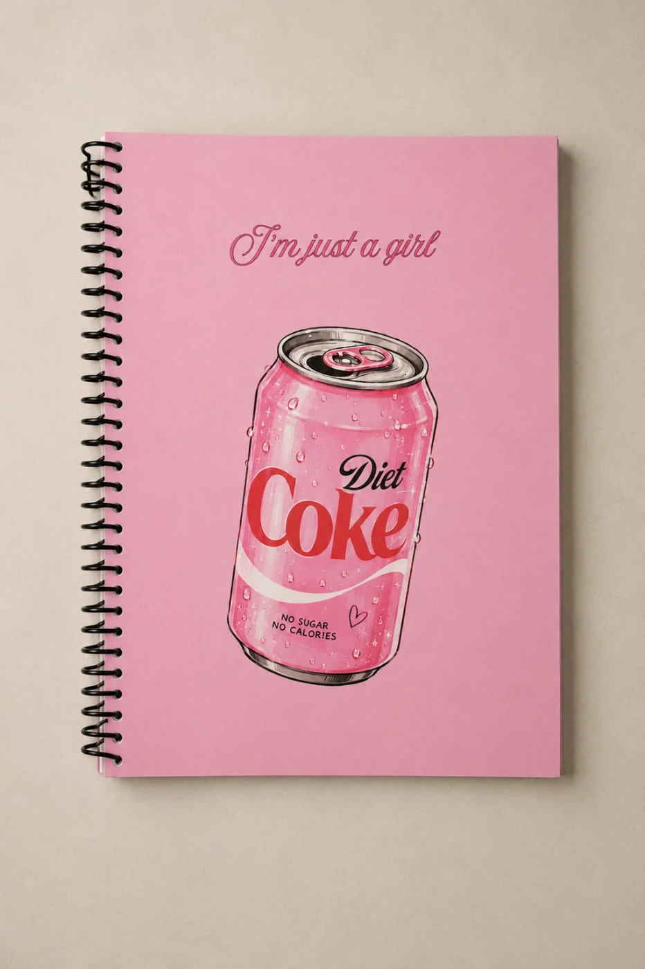 Pink Diet Coke Notebook