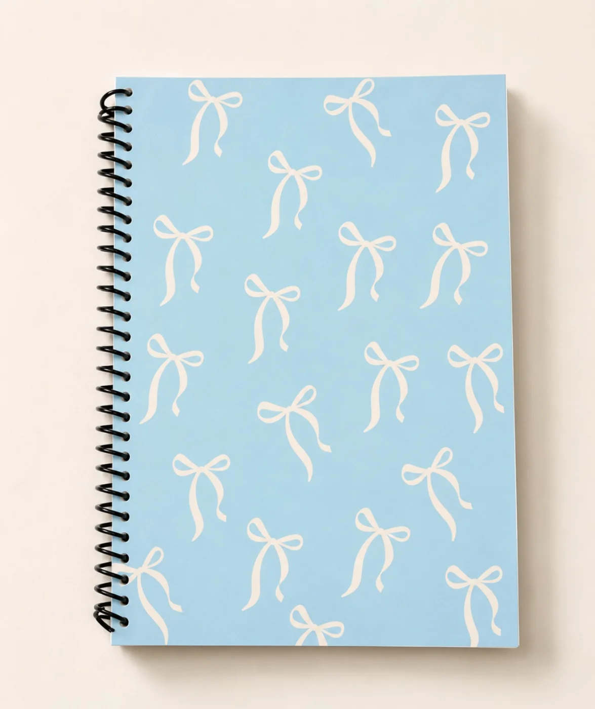 Baby Blue Bow Notebook