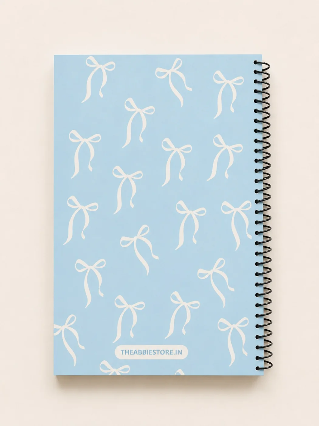 Baby Blue Bow Notebook - view 2