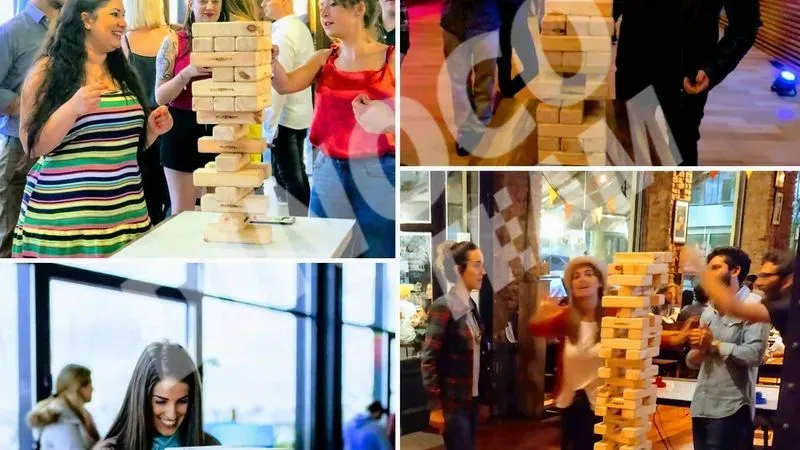 Alquiler de Super Jenga Gigante