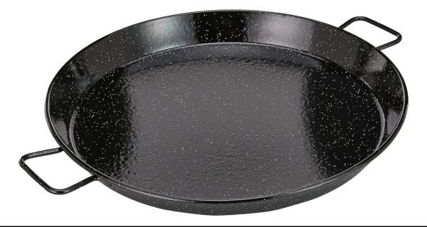 Alquiler de Paellera esmaltada 60cm 20 porciones. Vaello Acero
