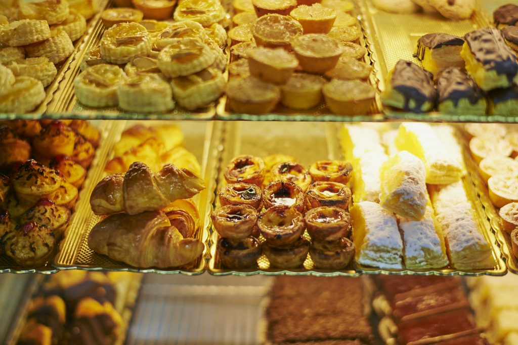 Try the small pastelarias