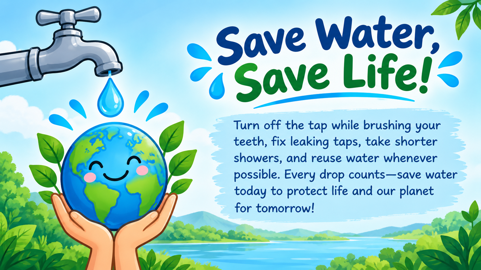 💧 Save Water, Save Life! — image 1