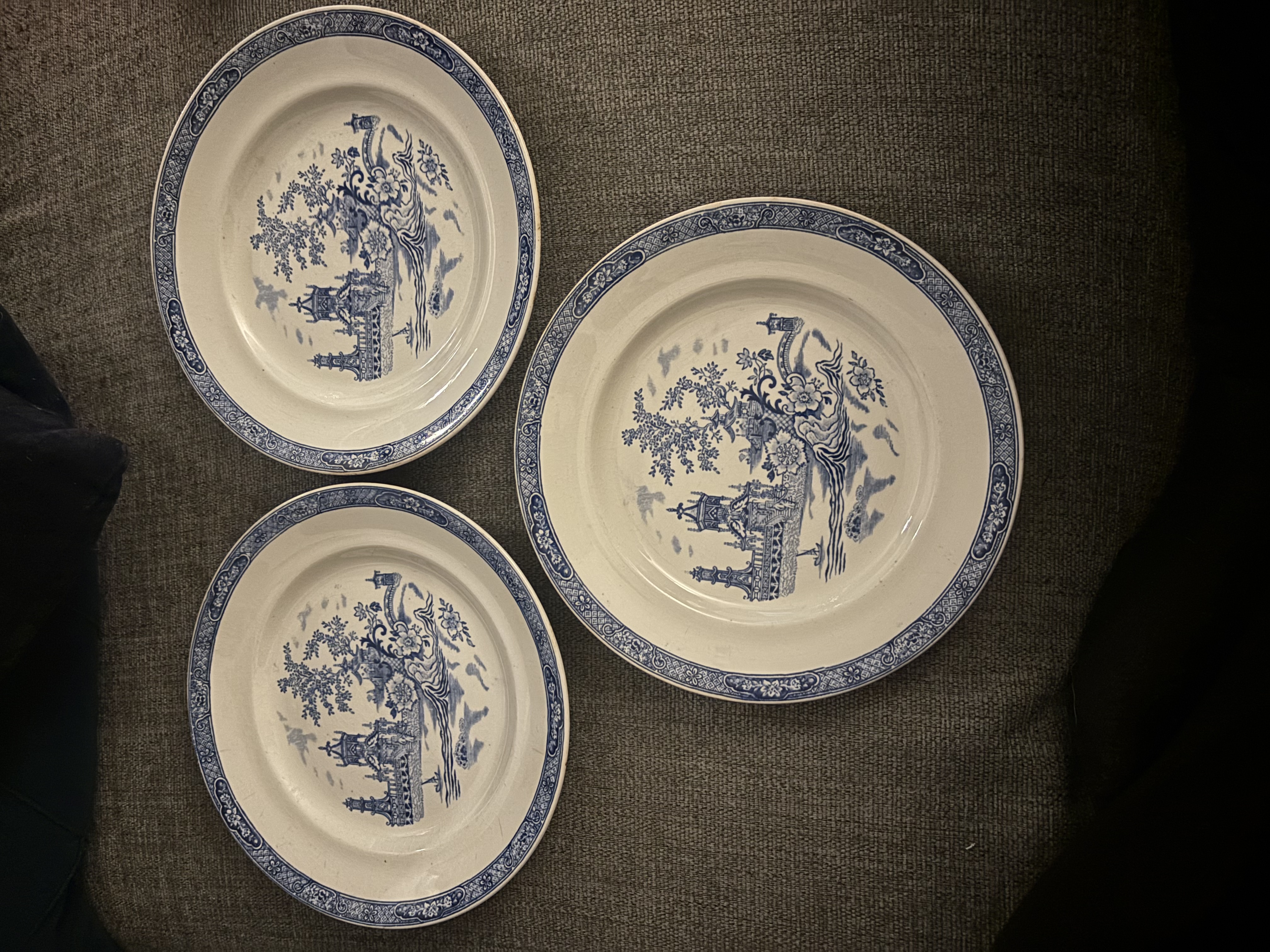 Gustavsberg | Tallrik | GongGong | Vintage | 3 st - Bild 1