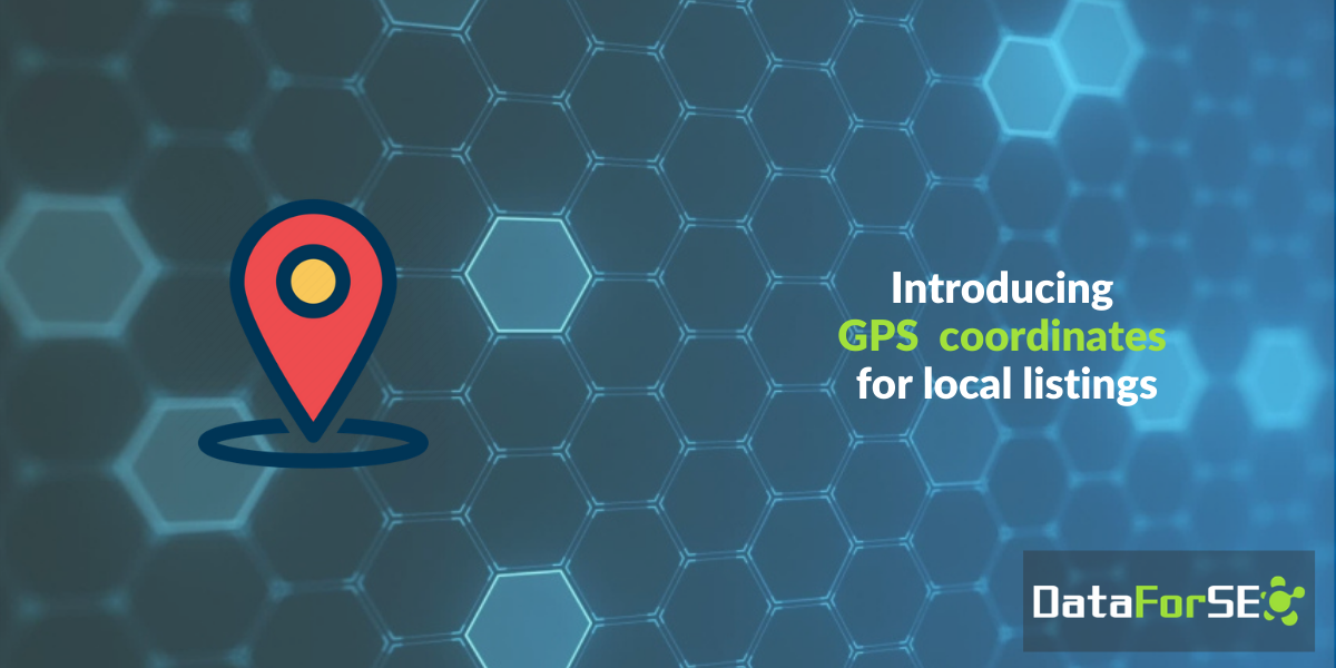 Introducing GPS coordinates for local listings