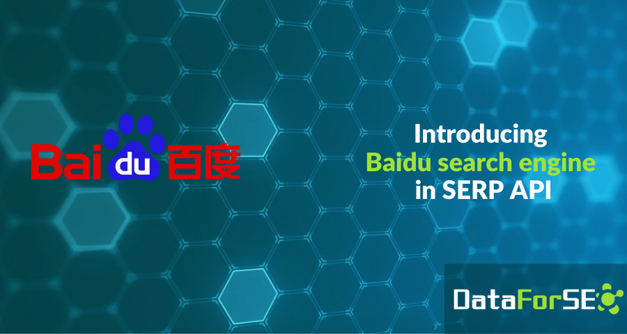 Baidu SERP API release