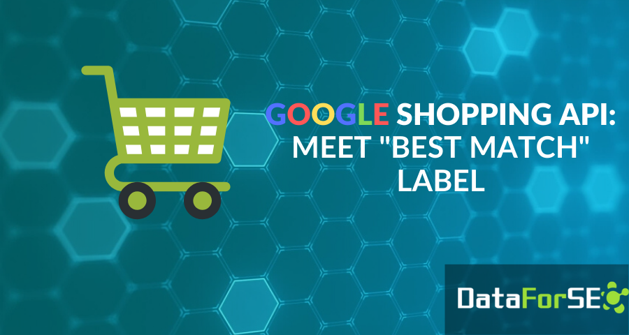 Google Shopping: "Best match" label is supported β