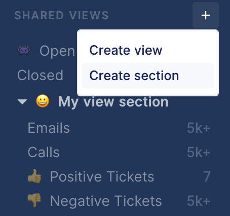 Featured image for View sections