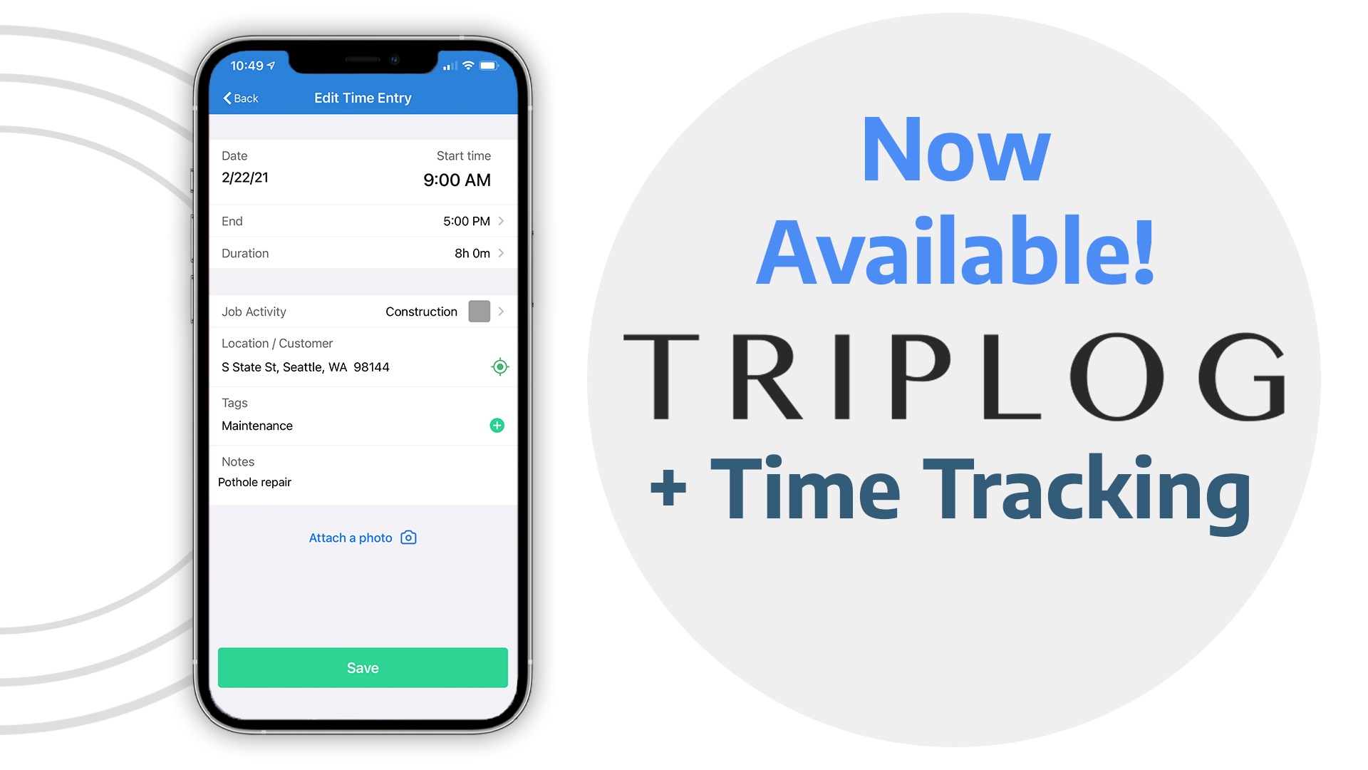 Featured image for TripLog Time Tracking