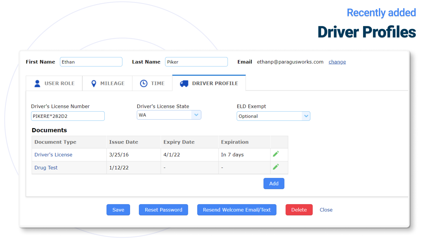Featured image for Driver Profiles