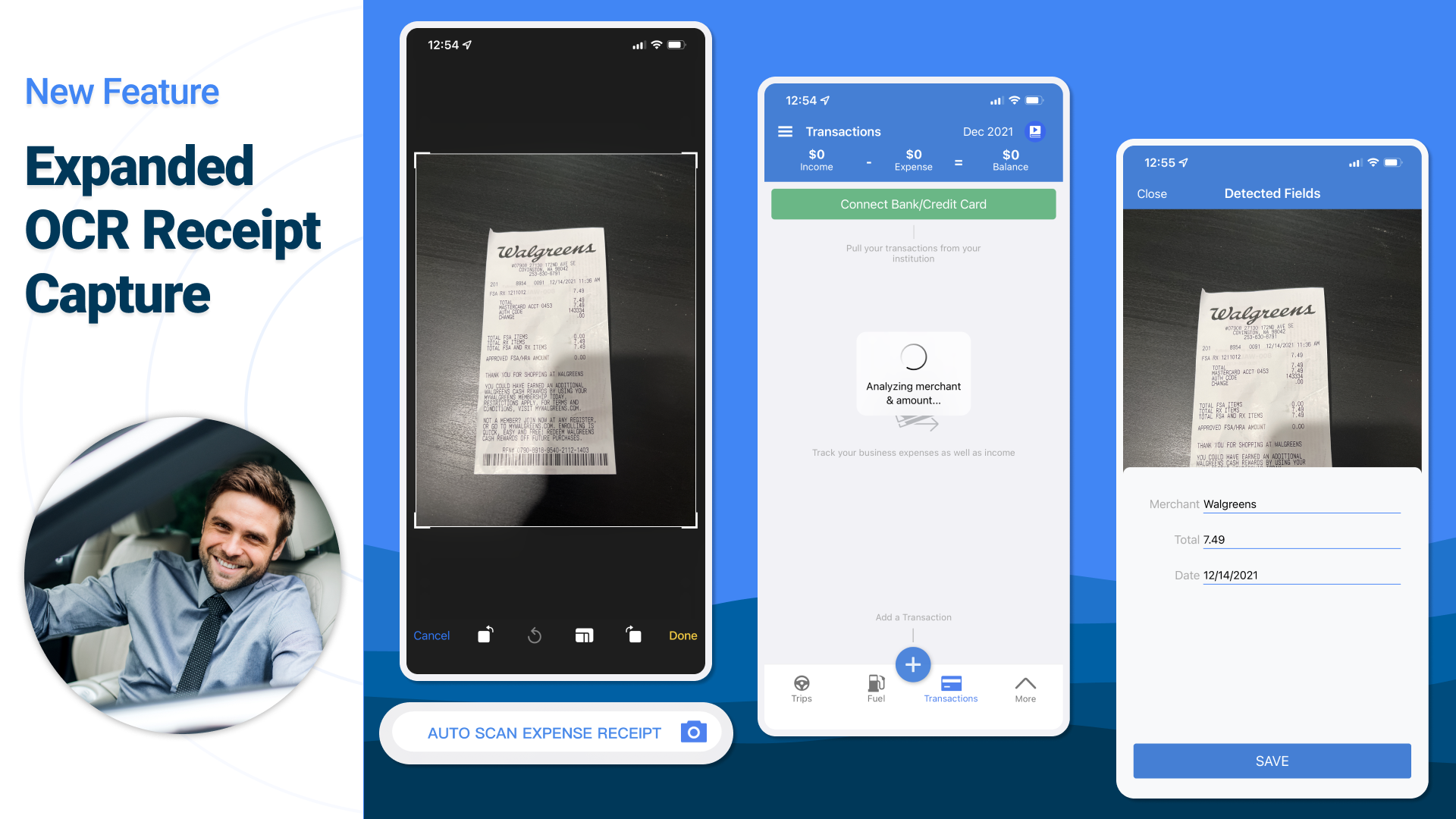 Smart Scan Expense Receipts With OCR Text Recognition
