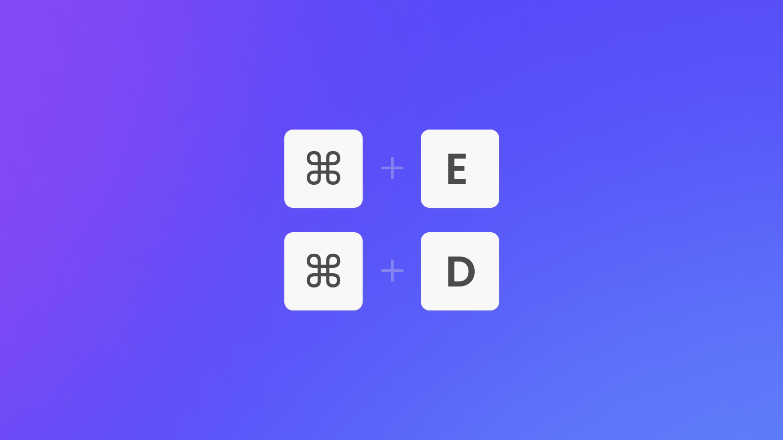 Studio shortcuts