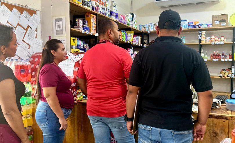 La SUMAT Carúpano despliega operativo de apoyo Institucional al sector comercial en el centro de la ciudad