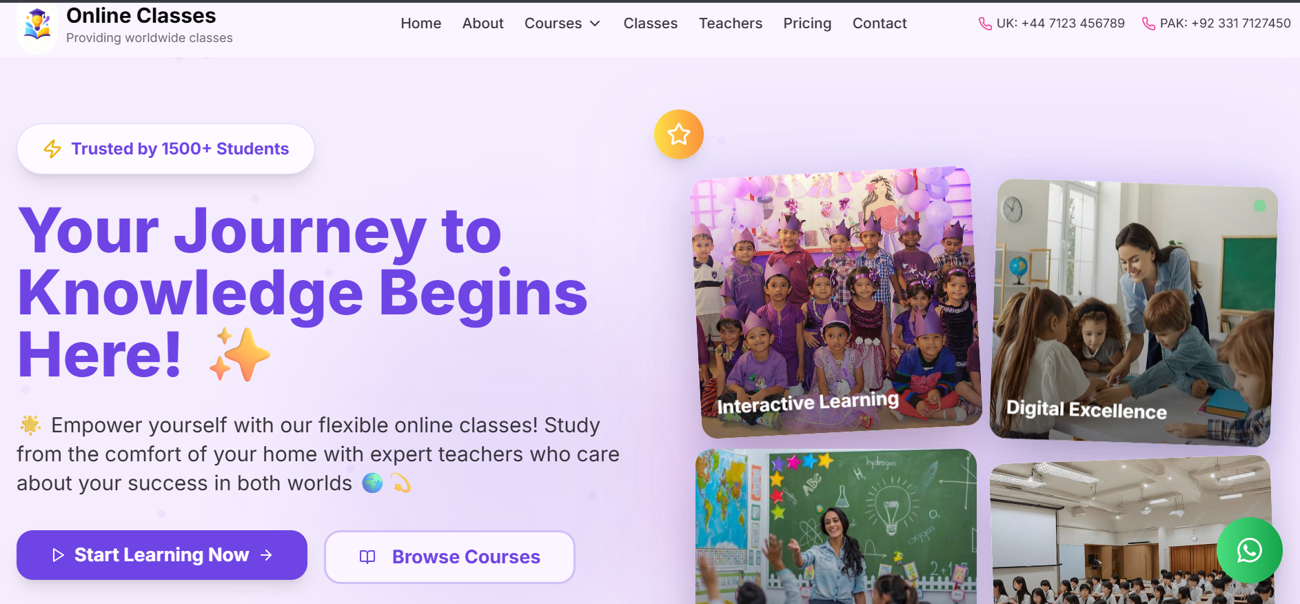 Online Classes use case image 1