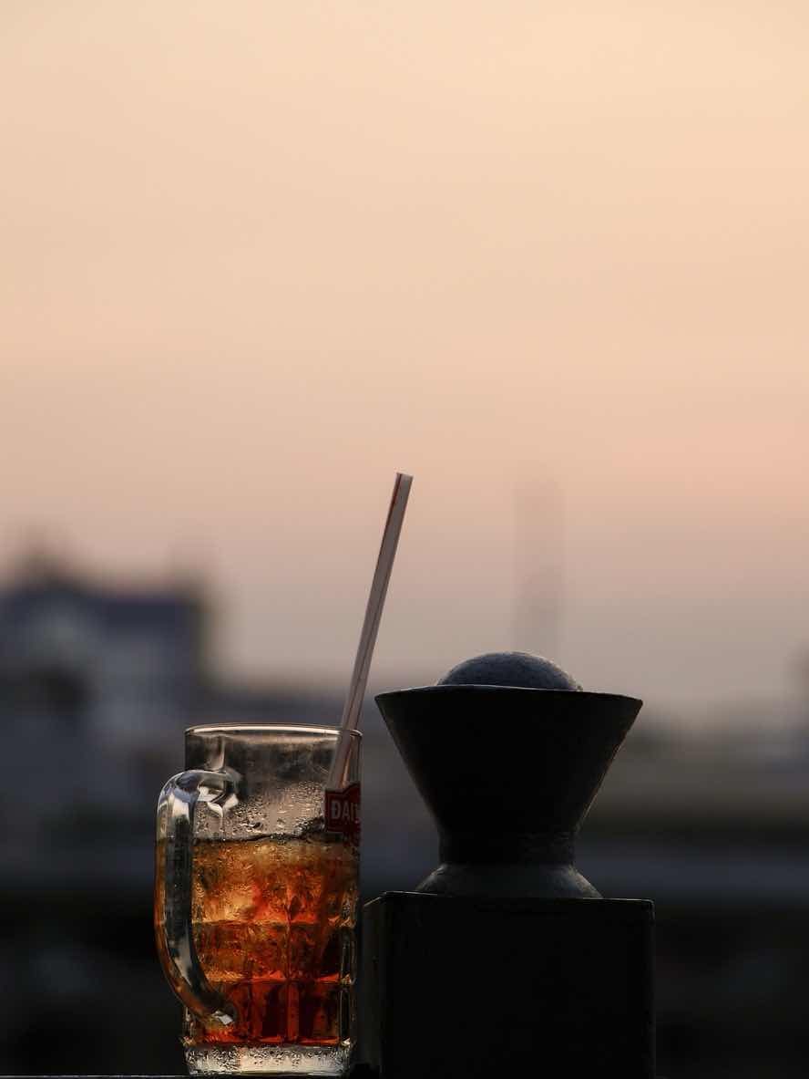 夕暮れの独りぼっちの珈琲☕️