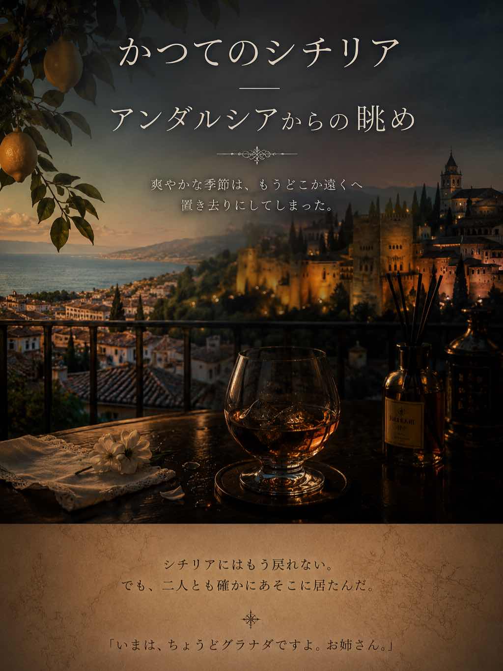  『かつてのシチリア――アンダルシアからの眺め』