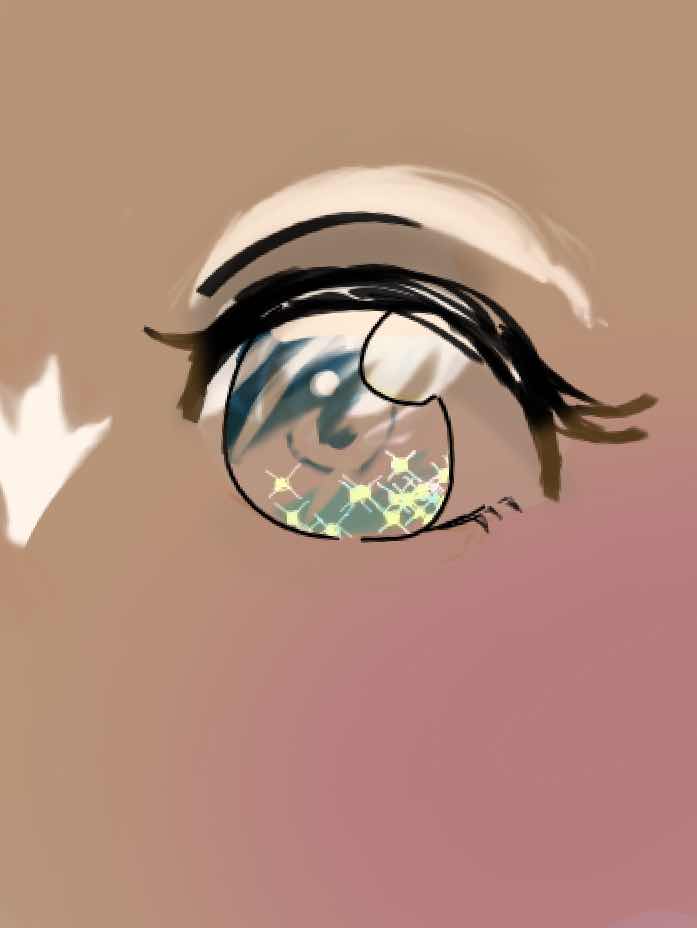 目、だけ描いた。