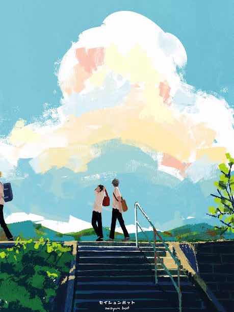 暑い日のこと。