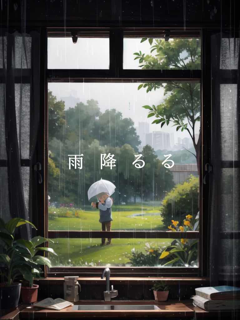 雨降るる