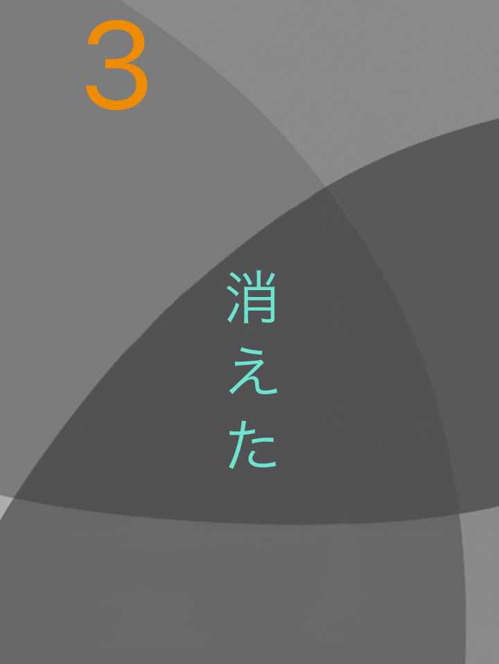 三話　消えた