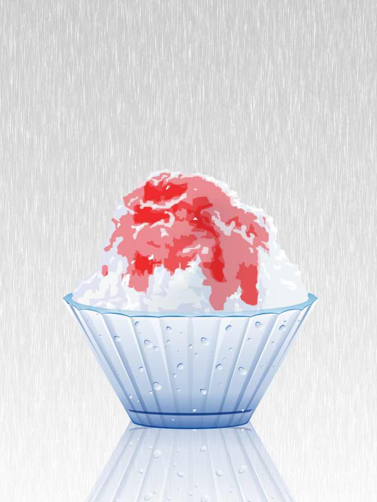 雨とかき氷