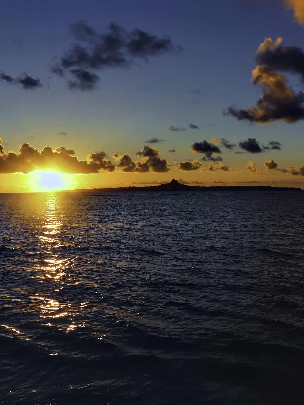 海と夕焼け