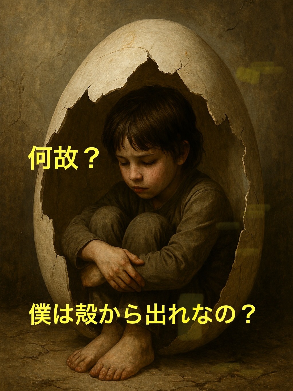 えっ、ダメなの？僕は殻から出れないの？