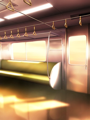 電車にて