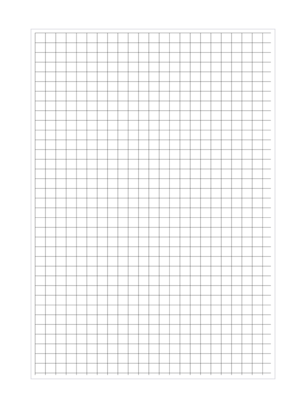 notebook grid 5mm