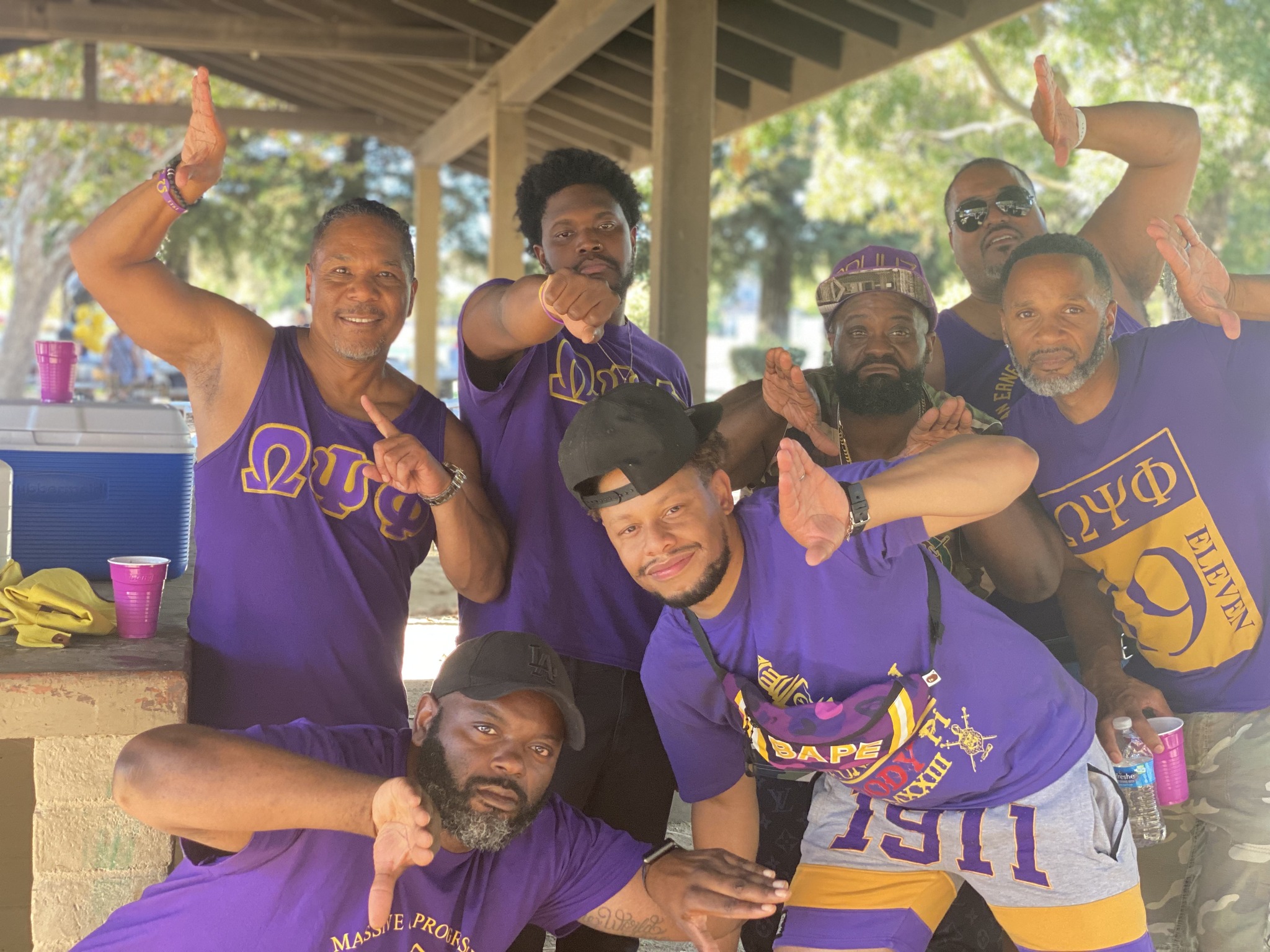 Historical photo of NPHC members