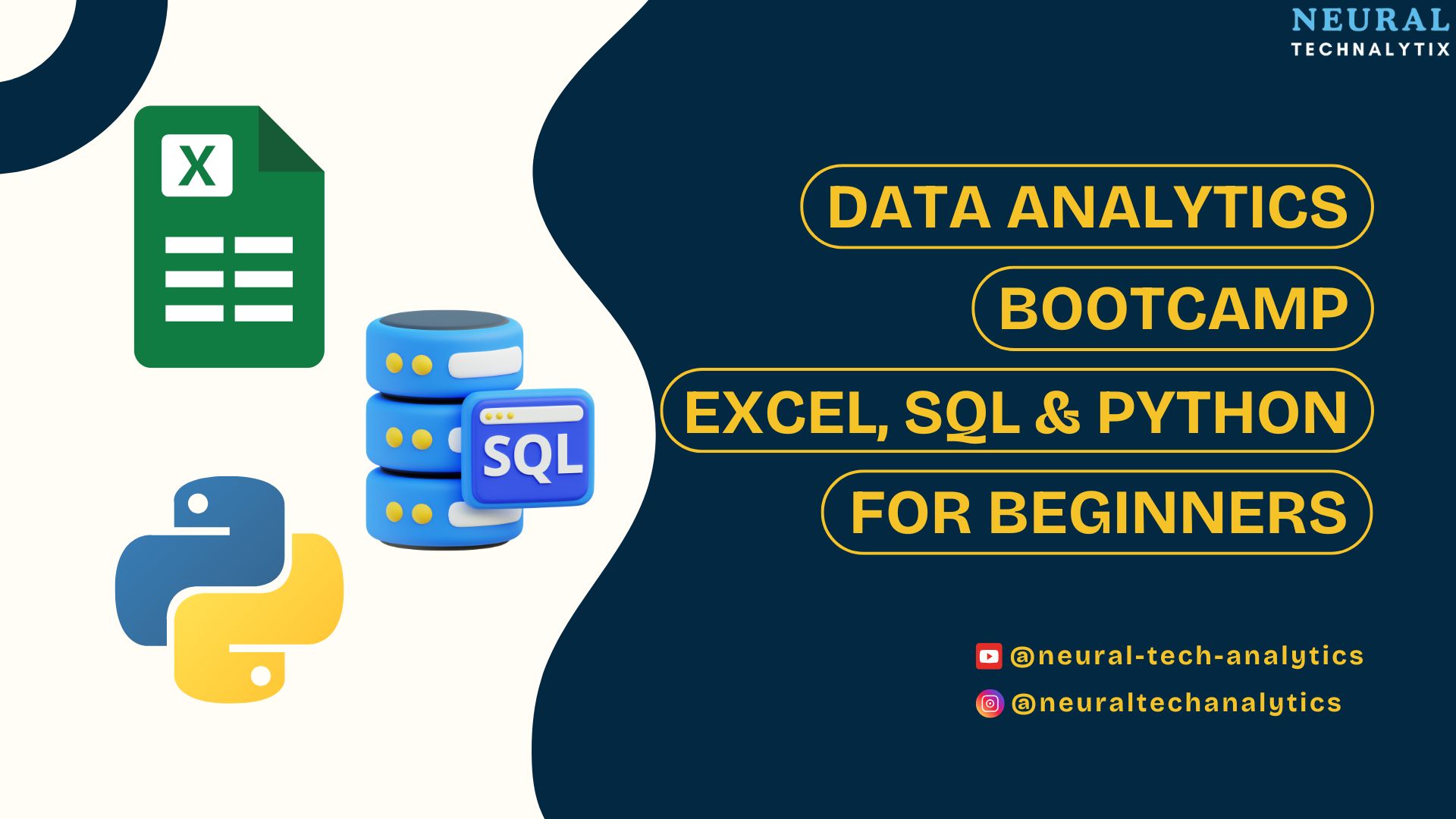 Data Analytics Bootcamp: Excel, SQL & Python for Beginners