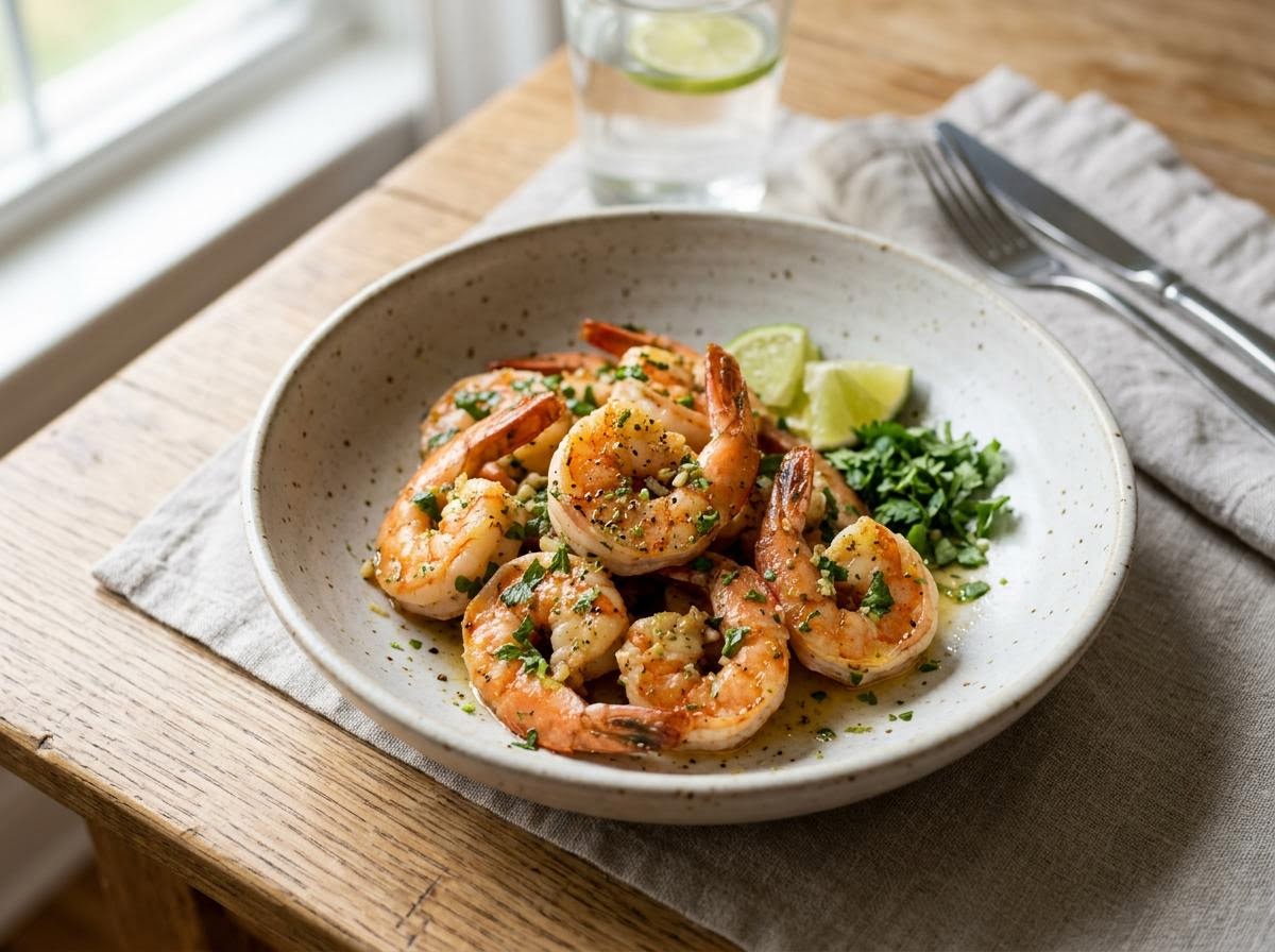 Baked Cilantro-Lime Shrimp