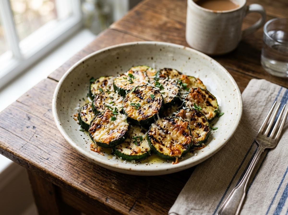 Grilled Zucchini with Parmesan