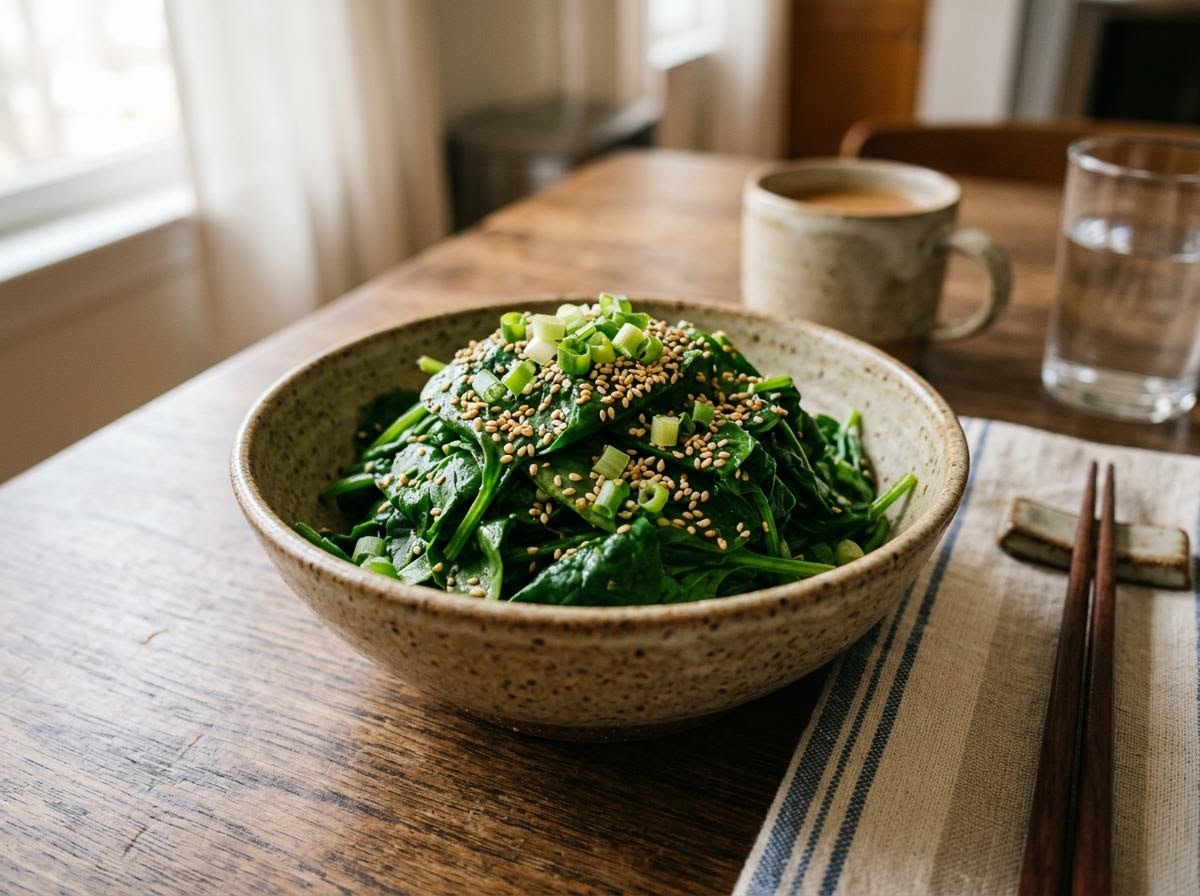 Korean Spinach Salad