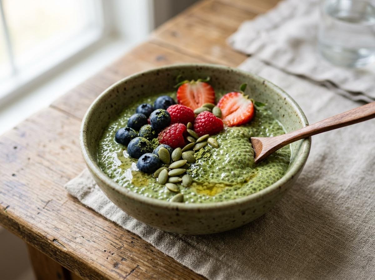 Matcha Green Tea Chia Pudding