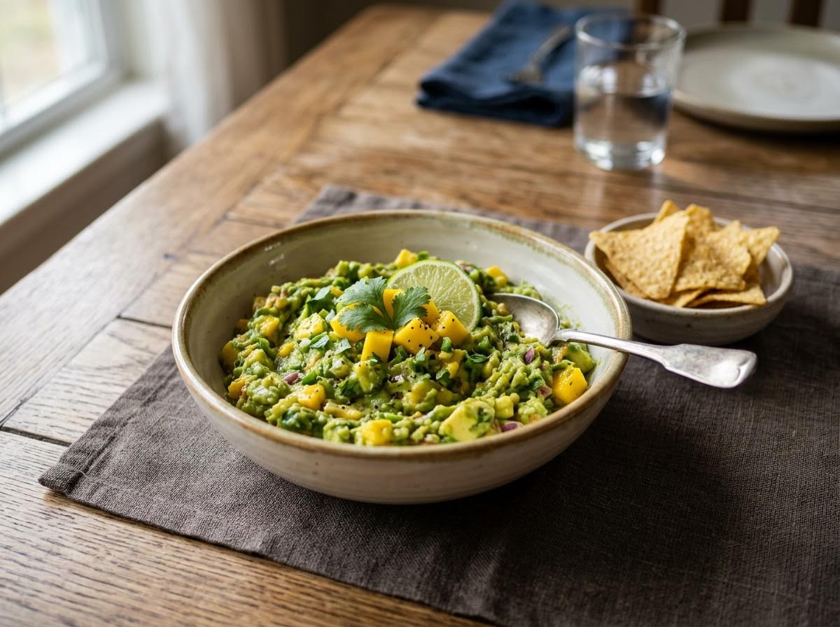 Spicy Mango Guacamole