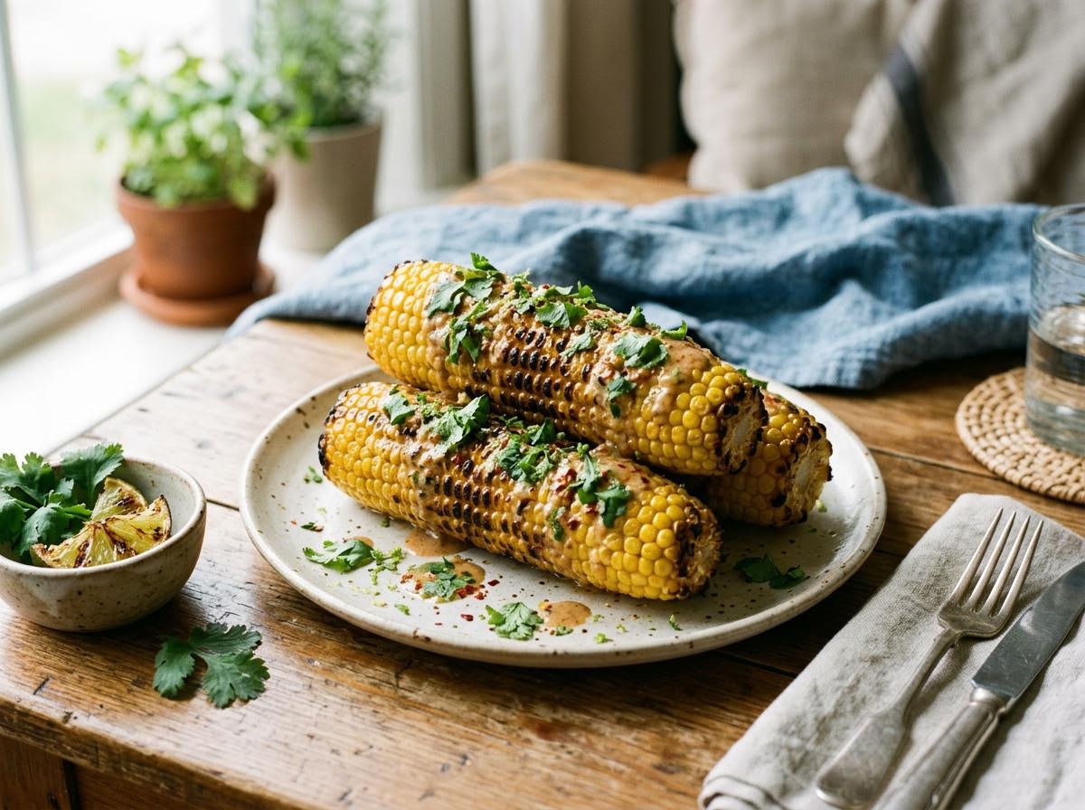 Grilled Thai Corn on the Cob