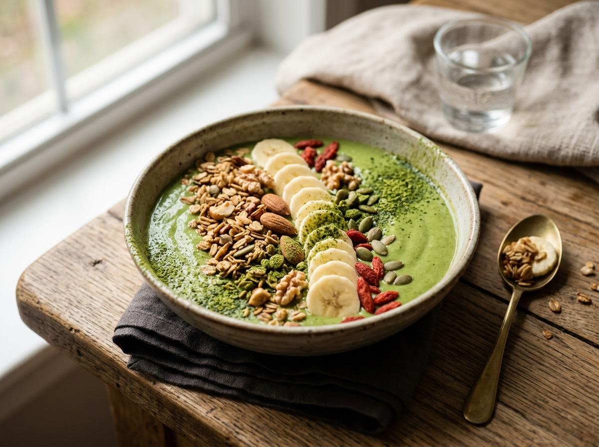 Korean Matcha Smoothie Bowl