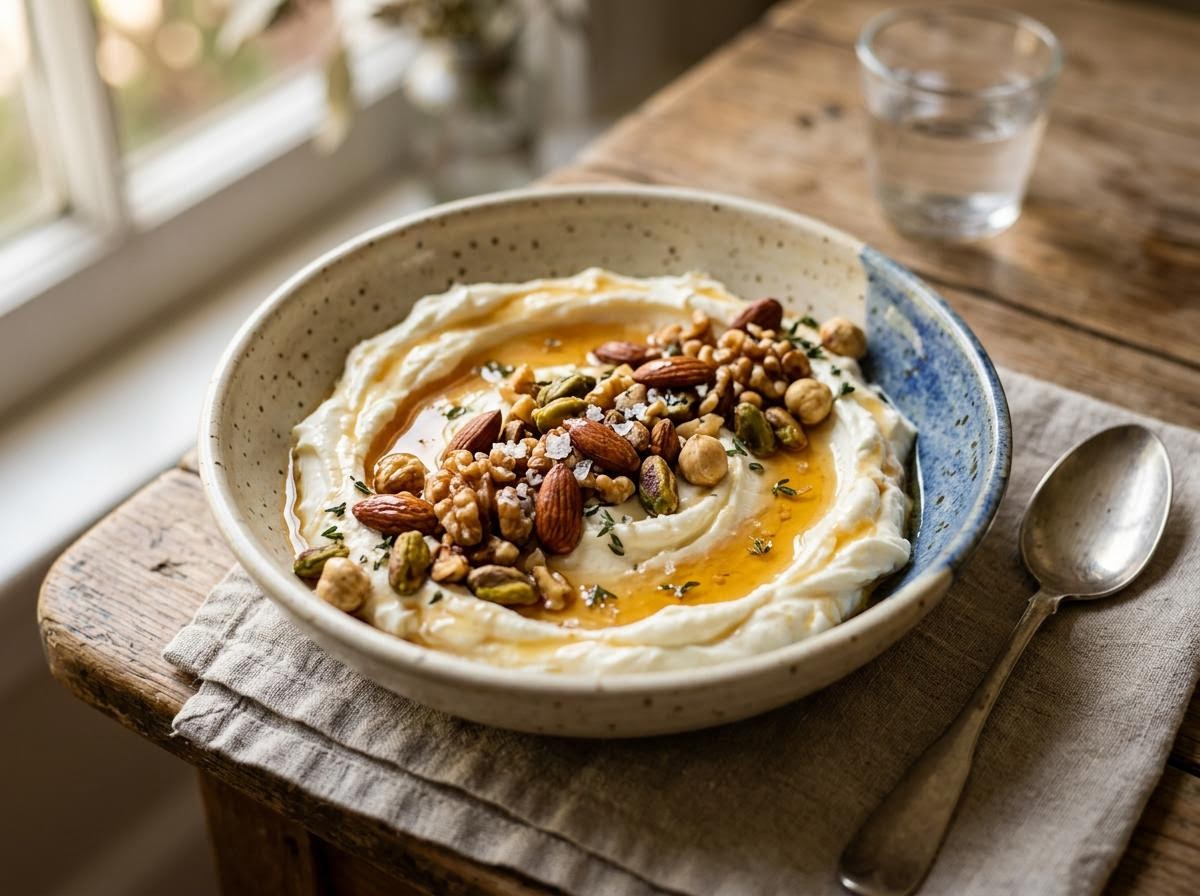 Labneh with Honey and Nuts