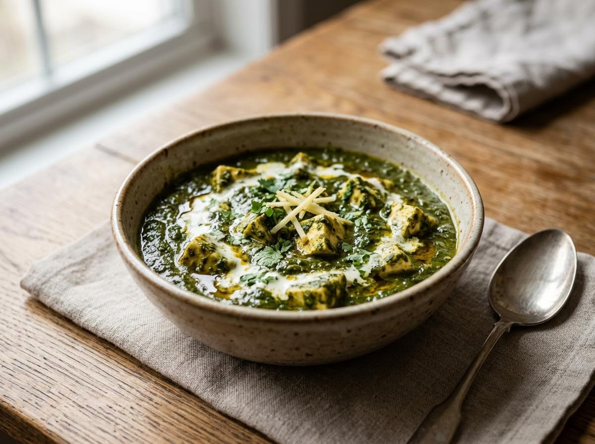 Microwave Palak Paneer
