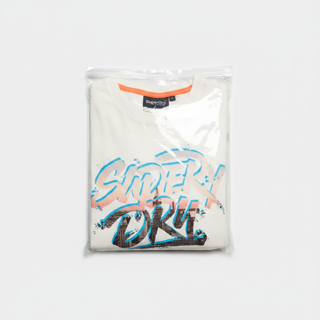 Camiseta blanca Superdry para hombre 2