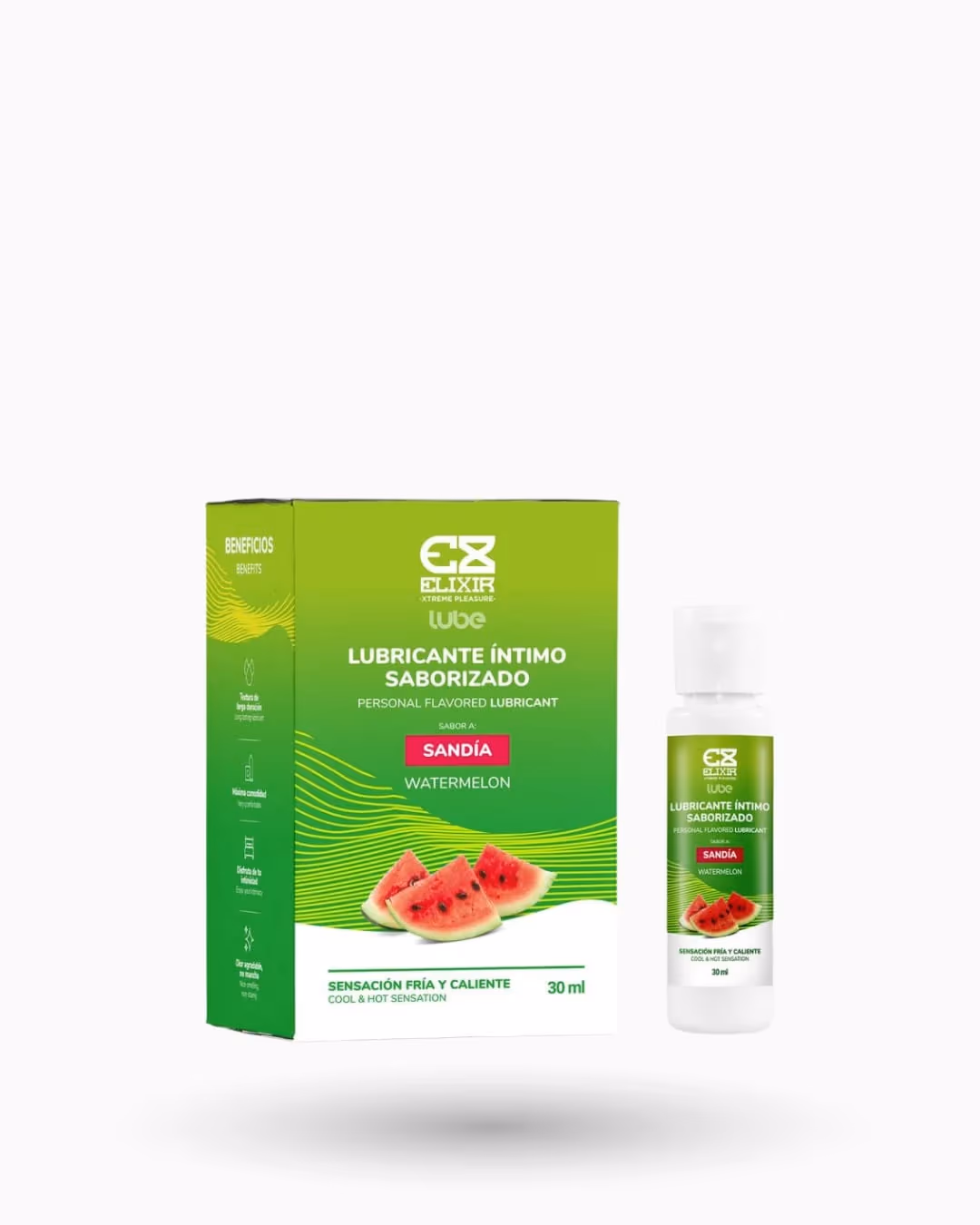 Lubricante Íntimo Sabor Sandía Elixir 30 ml 1
