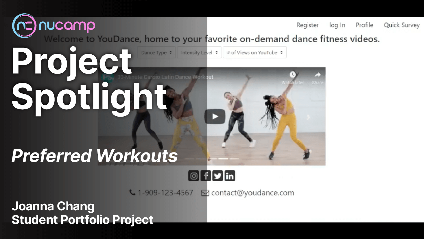 Get in the groove of working out with this website