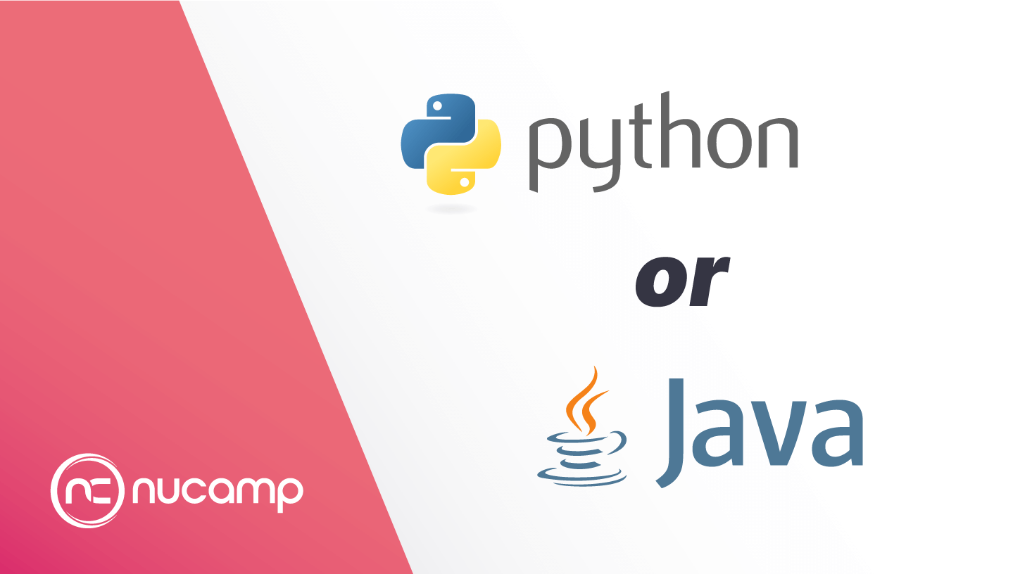 Python vs Java. Python is the better choice.